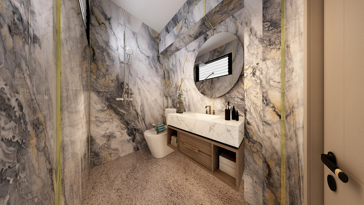 TW5140 Sliver Cascade | Resale HDB Bathroom Makeover