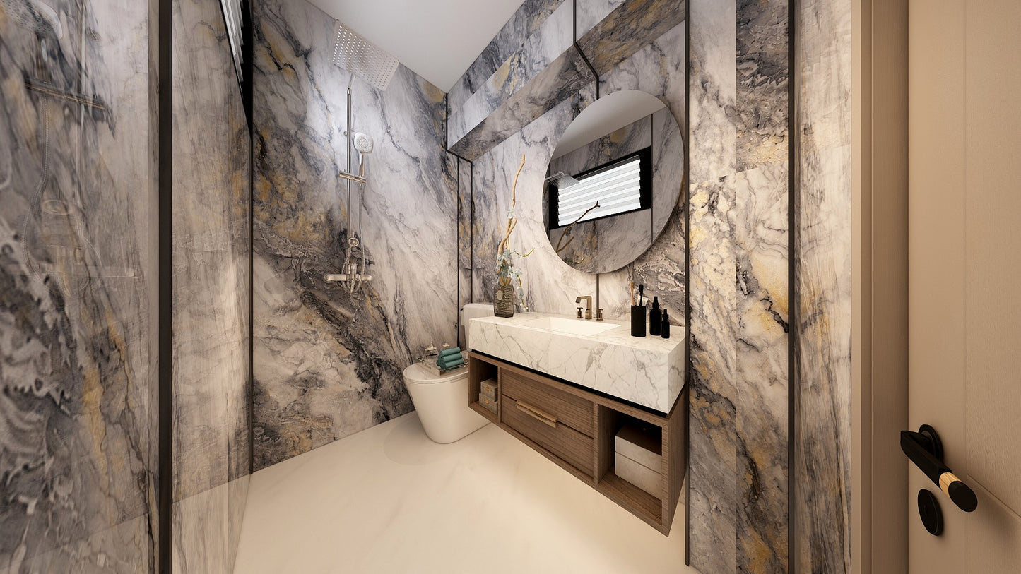 TW5140 Sliver Cascade | Resale HDB Bathroom Makeover