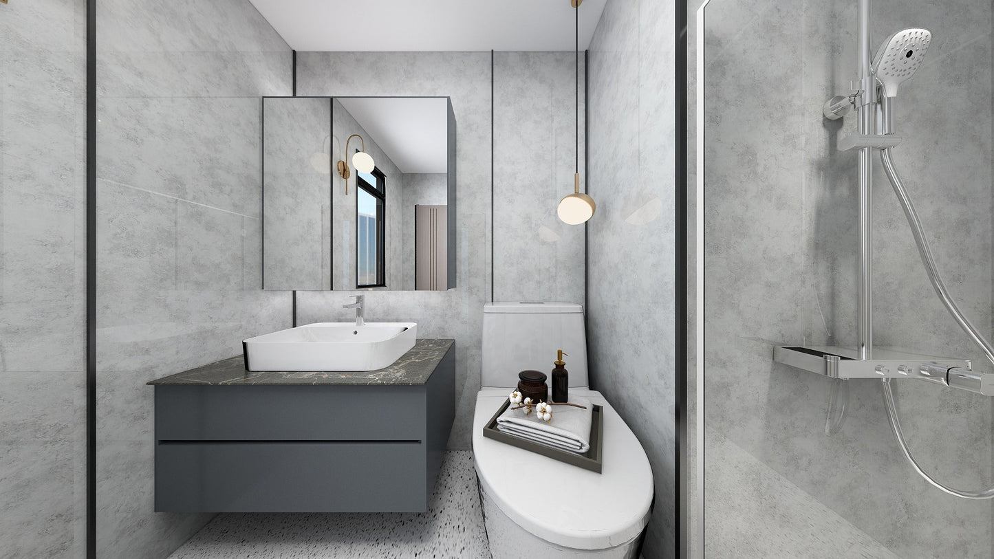 TW8080 Alpine | Waterproof Vanity Set