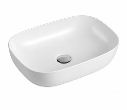 White Top Mount Countertop Basin 460x325mm
