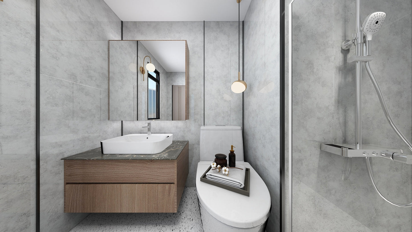 TW8080 Alpine | Waterproof Vanity Set