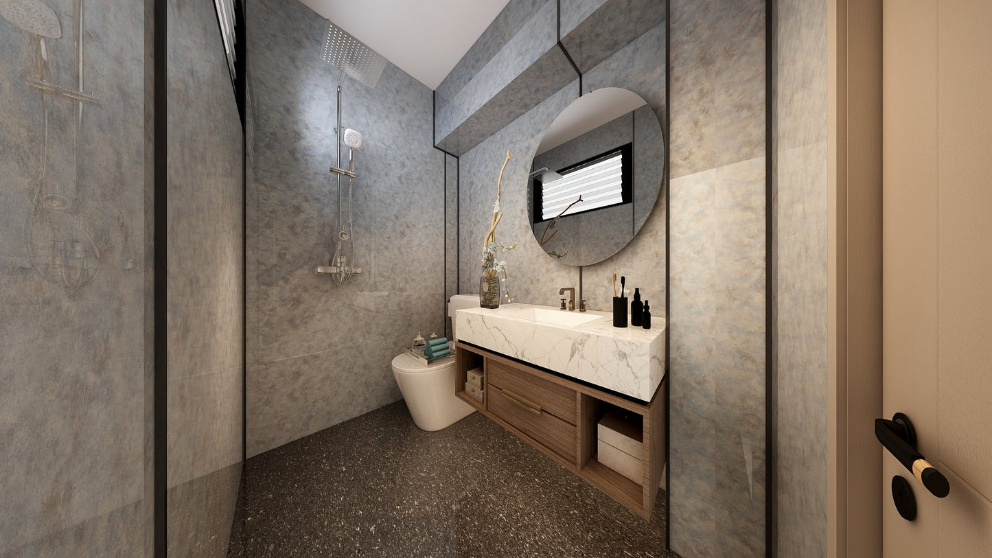 TW5090 Minerals | Resale HDB Bathroom Makeover