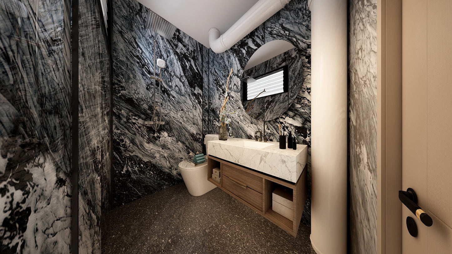 TW5110 Obsidian Ridge | Resale HDB Bathroom Makeover