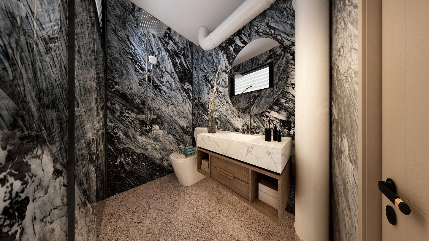 TW5110 Obsidian Ridge | Resale HDB Bathroom Makeover
