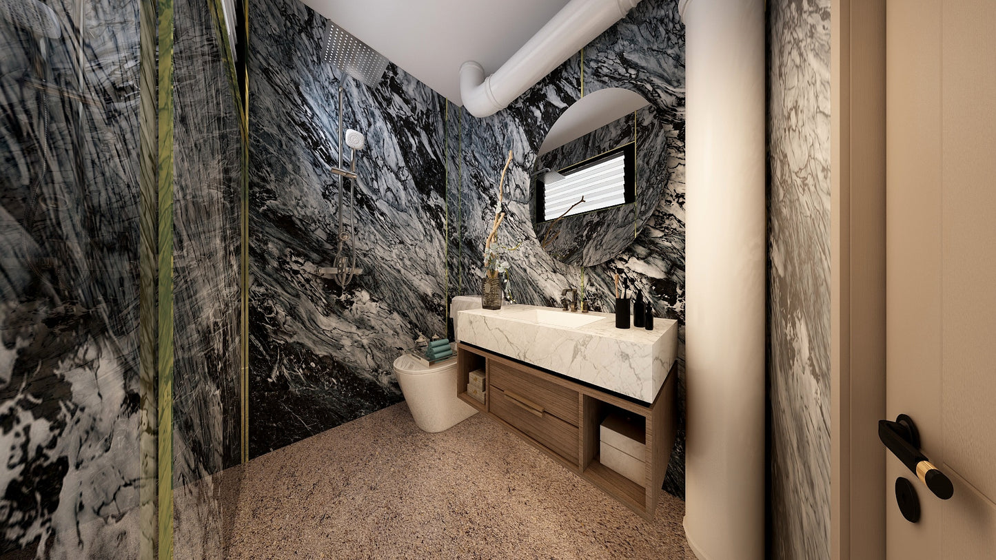 TW5110 Obsidian Ridge | Resale HDB Bathroom Makeover