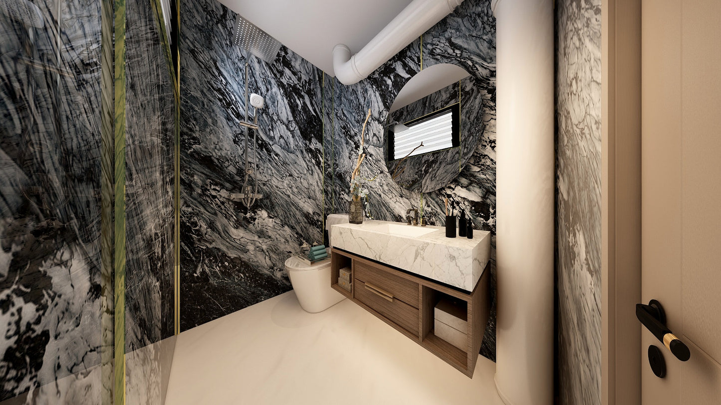 TW5110 Obsidian Ridge | Resale HDB Bathroom Makeover