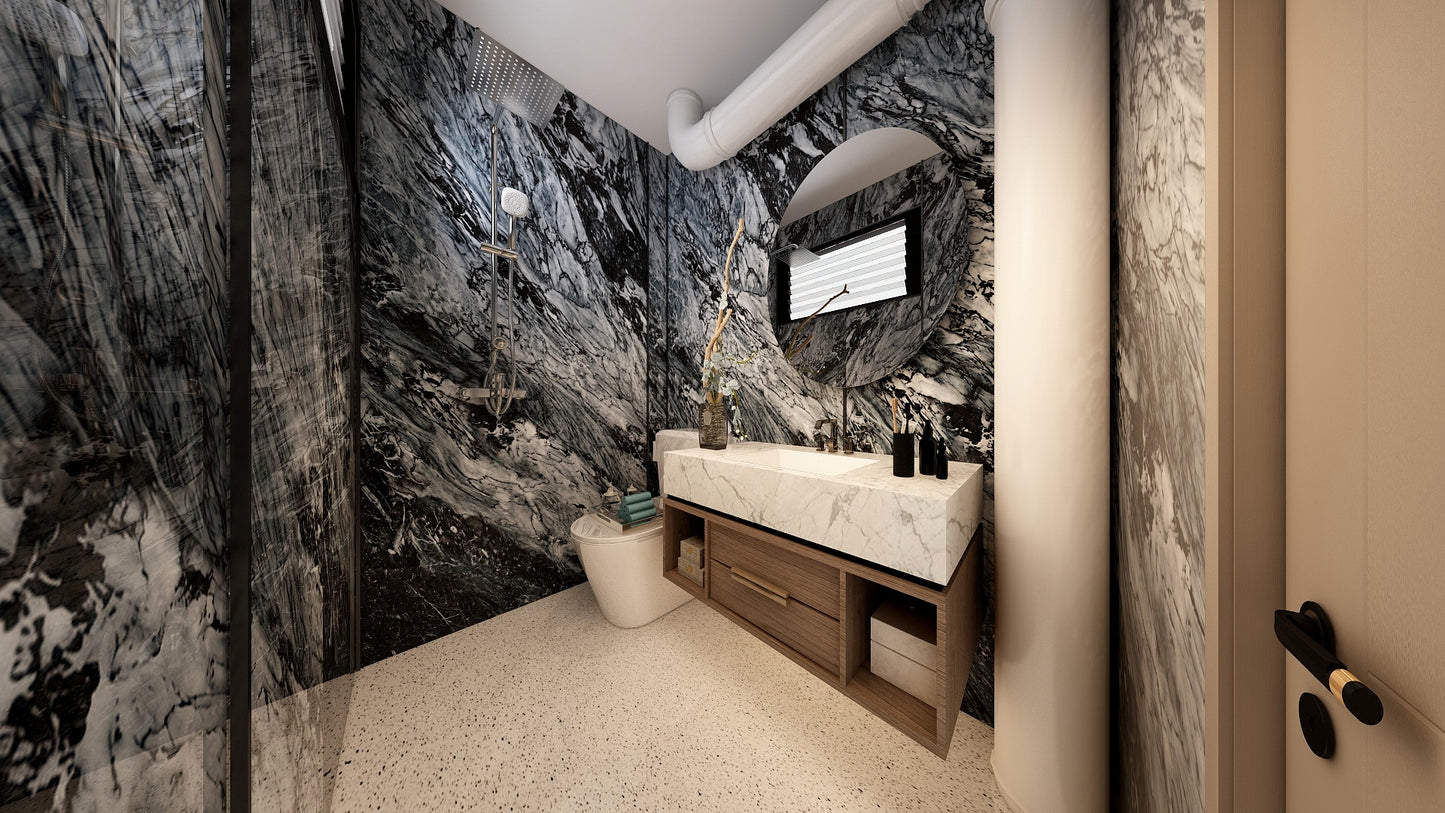TW5110 Obsidian Ridge | Resale HDB Bathroom Makeover