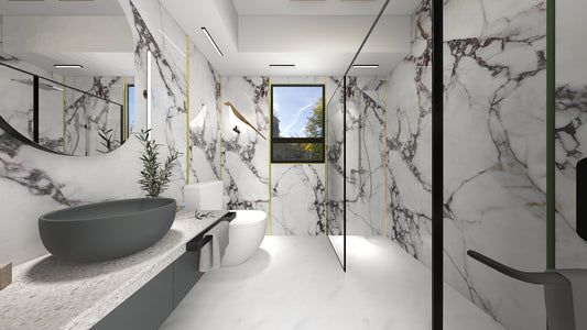 TW5120 Winter Bloom | HDB BTO Bathroom Makeover