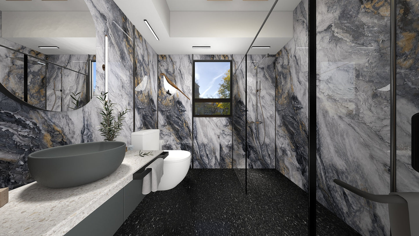 TW5140 Sliver Cascade | HDB BTO Bathroom Makeover
