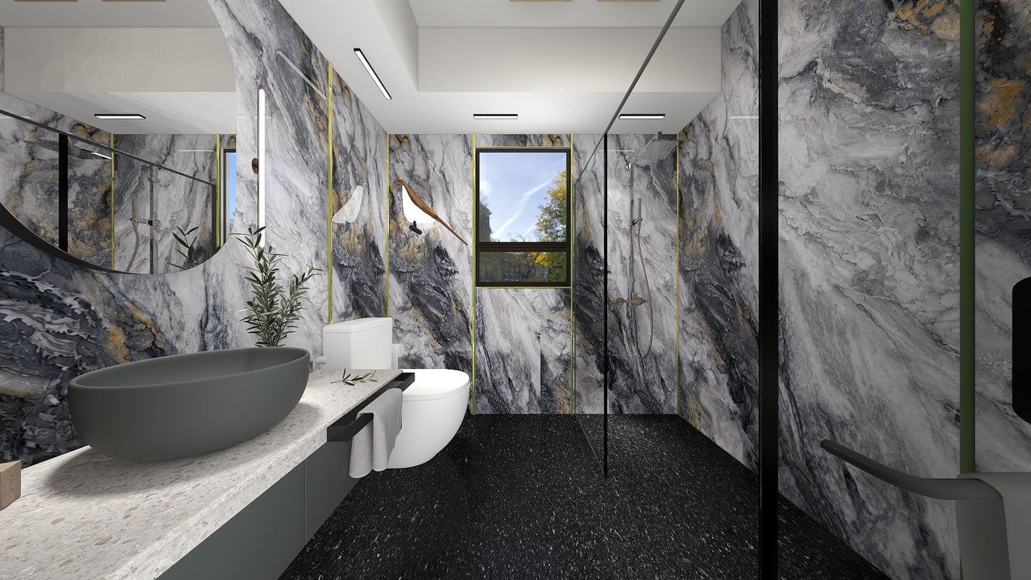 TW5140 Sliver Cascade | HDB BTO Bathroom Makeover