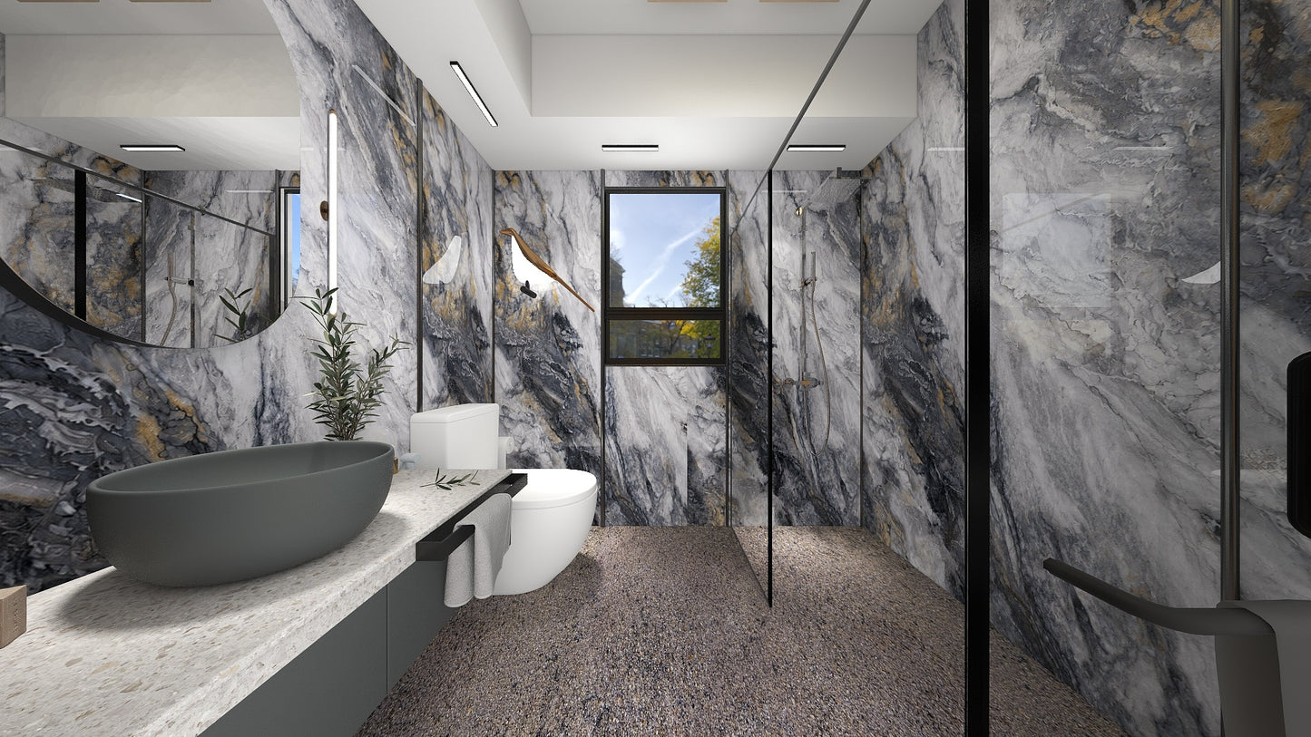 TW5140 Sliver Cascade | HDB BTO Bathroom Makeover