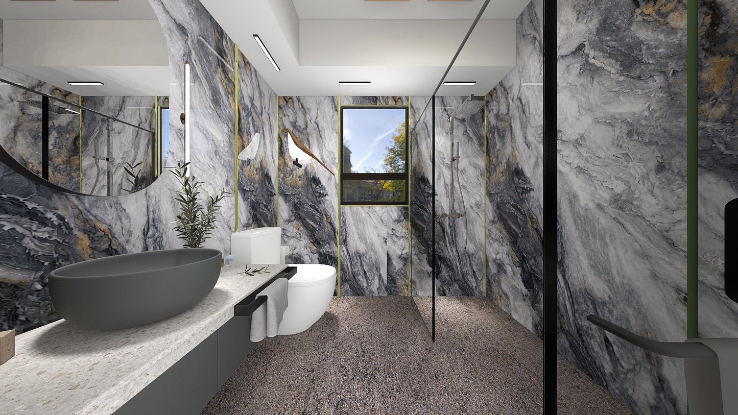 TW5140 Sliver Cascade | HDB BTO Bathroom Makeover