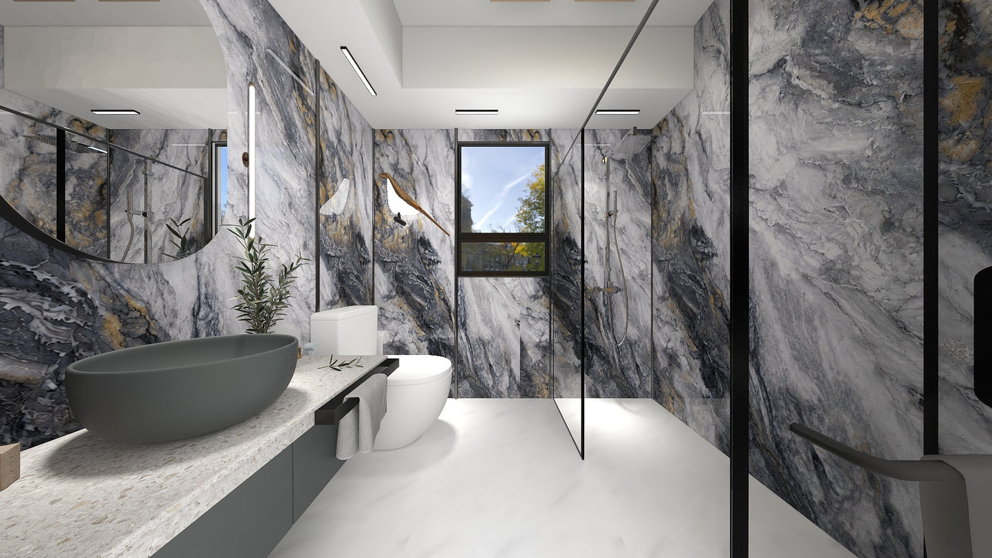 TW5140 Sliver Cascade | HDB BTO Bathroom Makeover