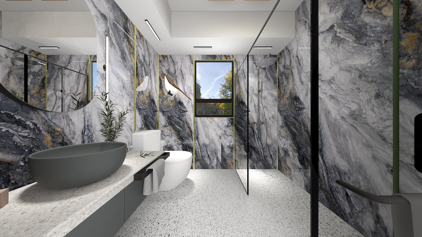 TW5140 Sliver Cascade | HDB BTO Bathroom Makeover